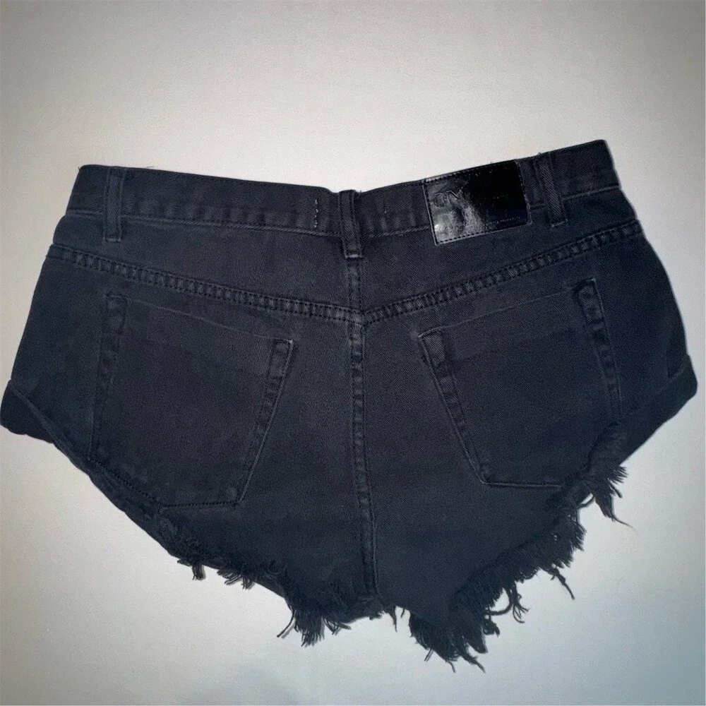 OneTeaspoon‎ Bandits Relaxed Fit Long Rise Twisted Cuff Hem Button Fly Size 29